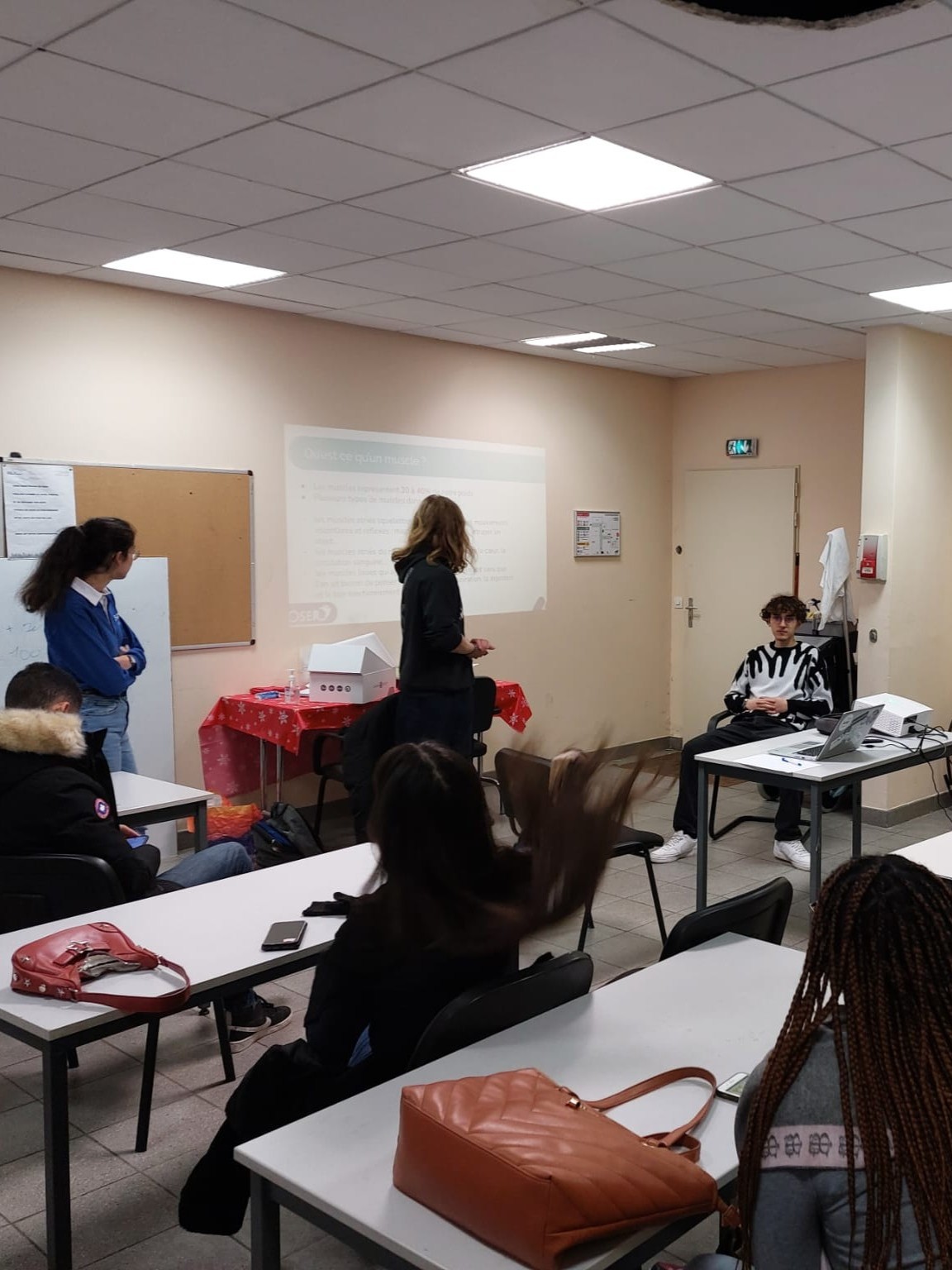 Photo d'une séance pendant l'année 2023-2024